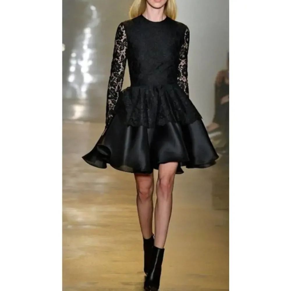 Cushnie et Ochs Lace with Silk Gazaar Dress Women's Sz. 4